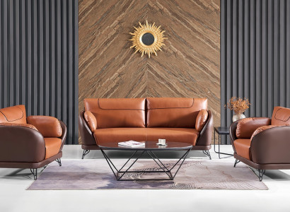 Modern Sofa Couch Upholstery Leather Couches Upholstery Suite Office Furnishings 3+1+1